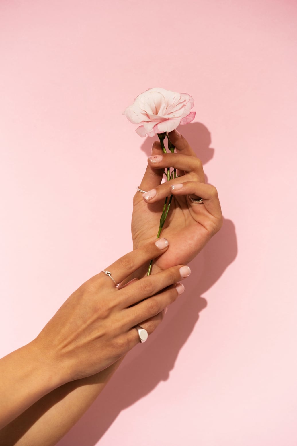 Star Nails Pink Nails