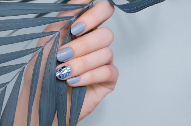 Star Nails Blue Nails